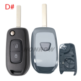 For Renault 2 button monified Key shell ,please choose the key blade