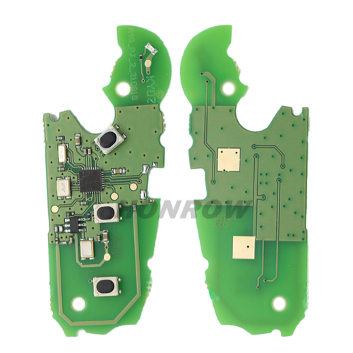 For Audi A4 S4 RS4 3 button remote key with 433Mhz Ask ID48 chip   8E0 837 220Q   8E0 837 220K             8E0 837 220D