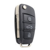 For Audi A4 S4 RS4 3 button remote key with 433Mhz Ask ID48 chip   8E0 837 220Q   8E0 837 220K             8E0 837 220D