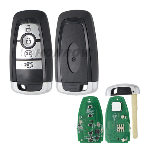 For Ford 4 button keyless remote key with 433mhz Hitag Pro chip FCC ID:  M3N-A2C93142600