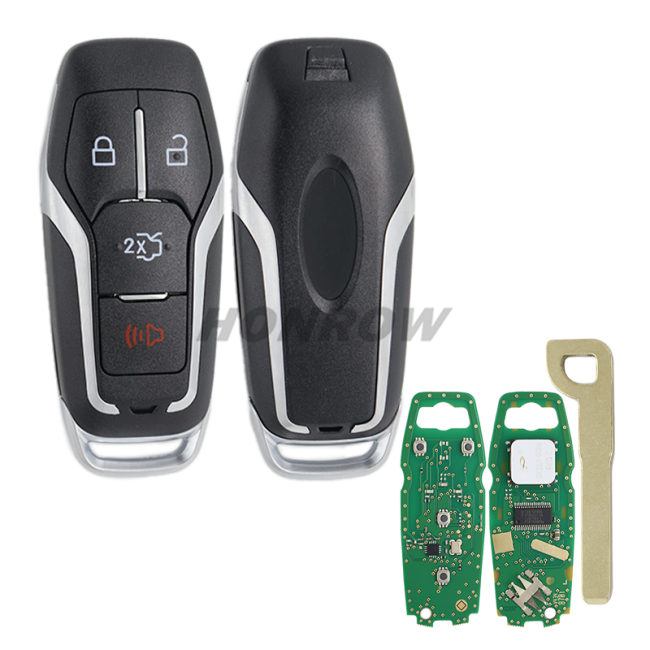 For Ford 4 button keyless go smart key with 315MHz FSK NCF2951F / HITAG PRO / 49 CHIP FCC ID: M3N-A2C31243800 P/N: 5926060 164-R8109