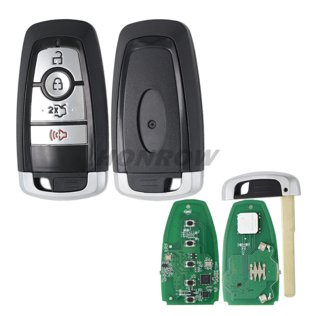 For Ford 4 button keyless go smart key with 902MHz FSK NCF2951F / HITAG PRO / 49 CHIP FCC ID: M3N-A2C931426 OE : 164-R8182