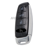 For Audi 3 button remote key with blade paint material