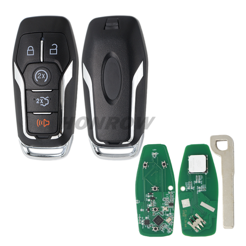 For KYDZ Ford 4+1button Keyless-Go Remote Key with FSK 902MHz  / NCF2951F / HITAG PRO / 49 CHIP / FCC ID: M3N-A2C31243300 / IC: 7812A-A2C31243300 / HU101