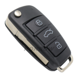 For original Audi keyless go 3 button remote key with ID48 chip 434mhz  HLO DE FCCIDl:8X0837220D Hella 5F A 010 659 70  204Y11000400