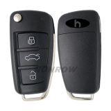 For original Audi keyless go 3 button remote key with ID48 chip 434mhz  HLO DE FCCIDl:8X0837220D Hella 5F A 010 659 70  204Y11000400