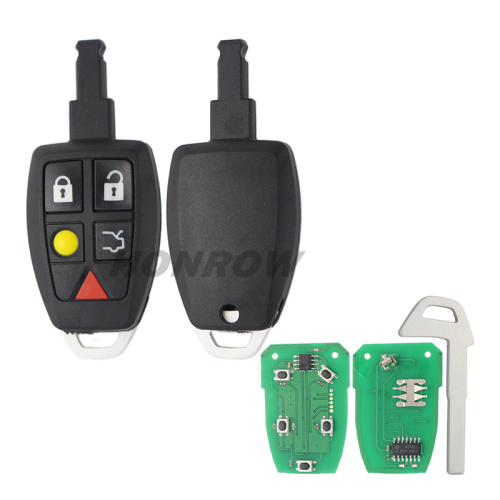 For Volvo S40 C30 C70  5 Button Remote Key with 315MHz ID48 Chip