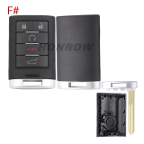 For GTL High quality Cadillac 2+1/3+1/4+1/5+1 buttons smart remote key blank enhanced version without logo