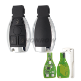 VVDI full key for hot sale Benz 3 button/4button remote  key with 315Mhz, The frequency can be changed to 433mhz