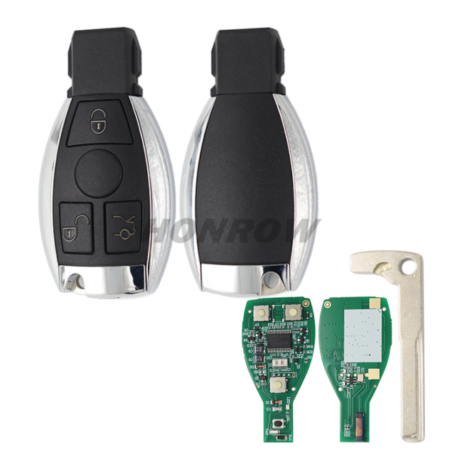 For  Be hot sale BE Type Nec Processor 3 button remote  key with 433MHZ