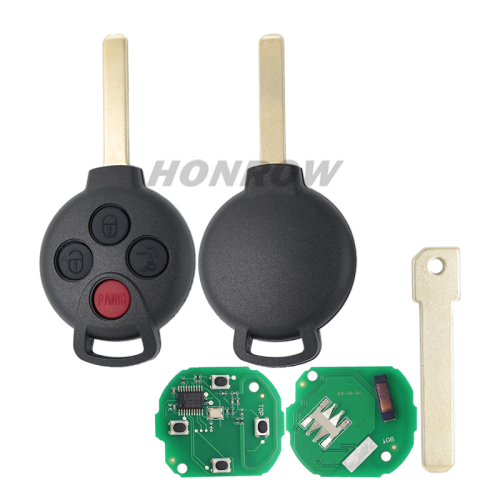For Benz 3+1 Button remote key with 315mhz ID46 PCF7941 Chip