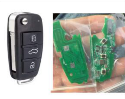 KYDZ Audi Q3 remote key  Non-Keyless / Non-Smart  3 button with ID48 chip 434mhz 8X0 837 220 2012-2018 Audi A1 2012-2016 Audi Q3