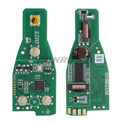 For keyless go Benz NEC 3 button smart key with one button start remote key with 433.92/315Mhz