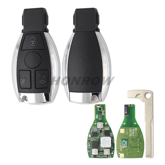 Original Benz 3 button 315MHZ/433MHZ CGDI MB FBS3 BGA KeylessGo Key  for W164 W166 W216 W221 W251 Working with VVDI/ CGDI MB Programmer