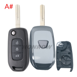 For Renault 3 button monified Key shell,please choose the key blade