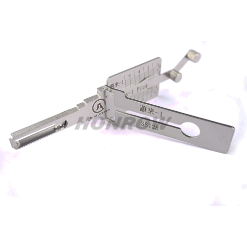 Lishi Tool 蔚来-1 WEILAI-1 SS128 2 in 1 lock pick lishi style lock pick 2 in 1 tool for NIO