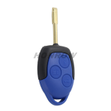AfterMarket Ford Transit blue  3 button remote key with 433.92Mhz FSK 4D63 chip The vehicle can be stared without installing the battery