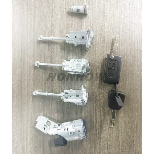 For Peugeot Panter 2 Ignition switch Auto Lock Cylinder key set  4162.LG