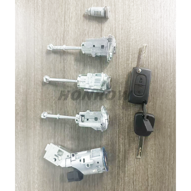 For Peugeot Panter 2 Ignition switch Auto Lock Cylinder key set  4162.LG