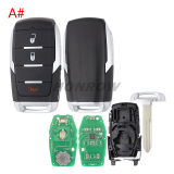 For RAM 2+1/3+1/4+1/5+1 buttons smart key with PCF7939M / HITAG AES / 4A Chip 433MHz FCC:OHT-4882056
