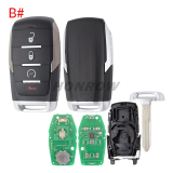 For RAM 2+1/3+1/4+1/5+1 buttons smart key with PCF7939M / HITAG AES / 4A Chip 433MHz FCC:OHT-4882056