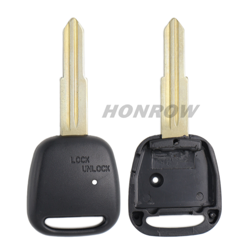 For Toyota 1 button remote key with light hole