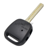 For Toyota 2 button remote key blank with TOY48 blade (with light hole)