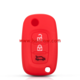 For Renault 3 button silicon case (black,blue ,red. Please choose the color)