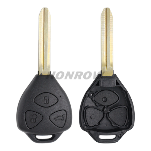 For Toyota 3 button remote key blank 