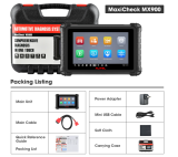 Autel MaxiCheck MX900 OBD2 Scanner, Autos Diagnostic Scan Tool for Cars, DoIP CAN FD,40+Reset Services,Upgraded of MK808S 