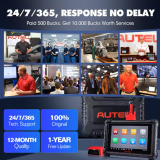 Autel MaxiCheck MX900 OBD2 Scanner, Autos Diagnostic Scan Tool for Cars, DoIP CAN FD,40+Reset Services,Upgraded of MK808S 