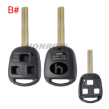 For Toyota 3 button remote key blank A# TOY48 Blade B# TOY40 Blade