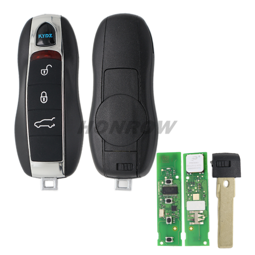 KYDZ For Porsche 3 button keyless  remote key with PCF7953PC1800 Chip 315mhz