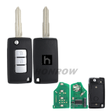 For Mitsubishi Pajero 2 button flip remote key with 433MHz 2PCF7941 ID46 Chip FCCID: G8D-635M-A P/N: M6370B882     Fitment: For Mitsubishi Pajero   2015-2021