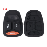 For Chrysler 2/2+1/3/3+1 Button remote key pad