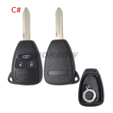 For Chrysler 2/2+1/3/3+1/4+1/5+1 buttons key blank