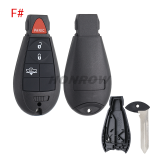 For Chrysler 2+1/3+1/4+1/5+1/6+1 button remote key blank，please choose which you need