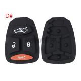 For Chrysler 2/2+1/3/3+1 Button remote key pad