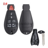 For Chrysler 2+1/3+1/4+1/5+1/6+1 button remote key blank，please choose which you need
