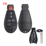 For Chrysler 2+1/3+1/4+1/5+1/6+1 button remote key blank，please choose which you need