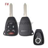 For Chrysler 2/2+1/3/3+1/4+1/5+1 buttons key blank