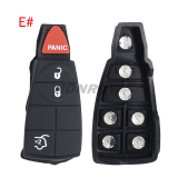 For Chrysler 2+1/3+1/4+1/5+1/6+1 button key pad，please choose which you need
