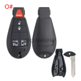 For Chrysler 2+1/3+1/4+1/5+1/6+1 button remote key blank，please choose which you need