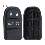 For Chrysler 2/2+1/3/3+1/4/4+1 button remote key pad