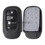 For Honda 3 button Smart Remote Car key with 433MHZ 4A Chip  FCC ID : KR5TP-4