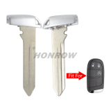 For Chrysler emergency key ,with a hole in the key head