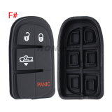 For Chrysler 2/2+1/3/3+1/4/4+1 button remote key pad