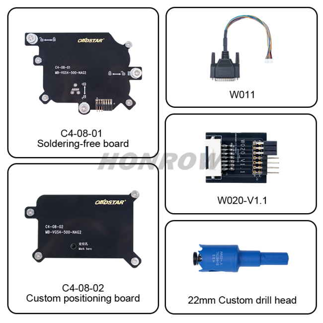 OBDSTAR C4-08(MB-VGS4-500-NAG2) Adapter Kit