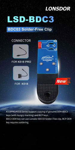 LONSDOR LSD-BDC3 BDC03 solder free clip for K518 RPO