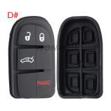 For Chrysler 2/2+1/3/3+1/4/4+1 button remote key pad